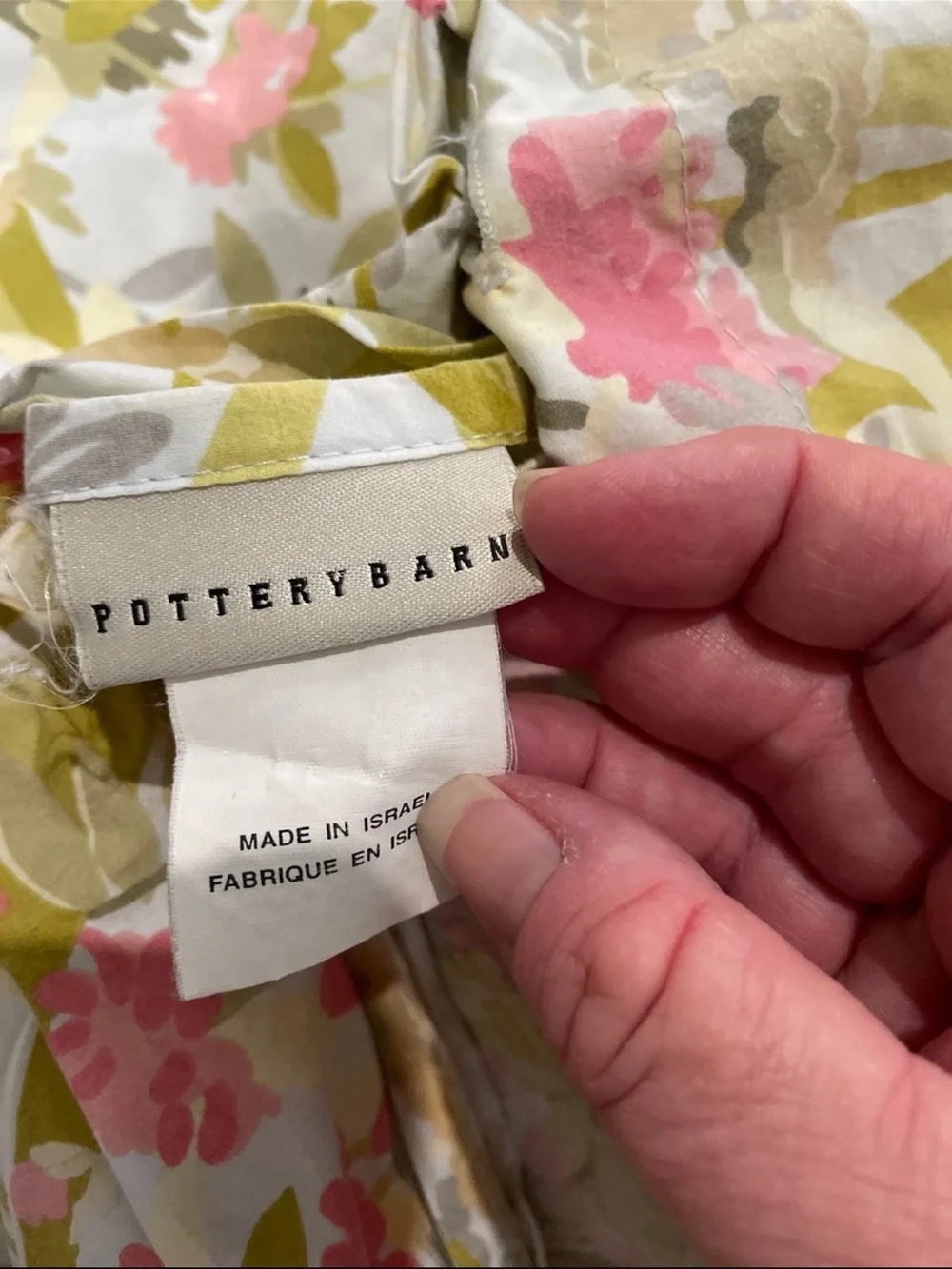 pottery barn, Audrey floral duvet cover fits full/queen vintage